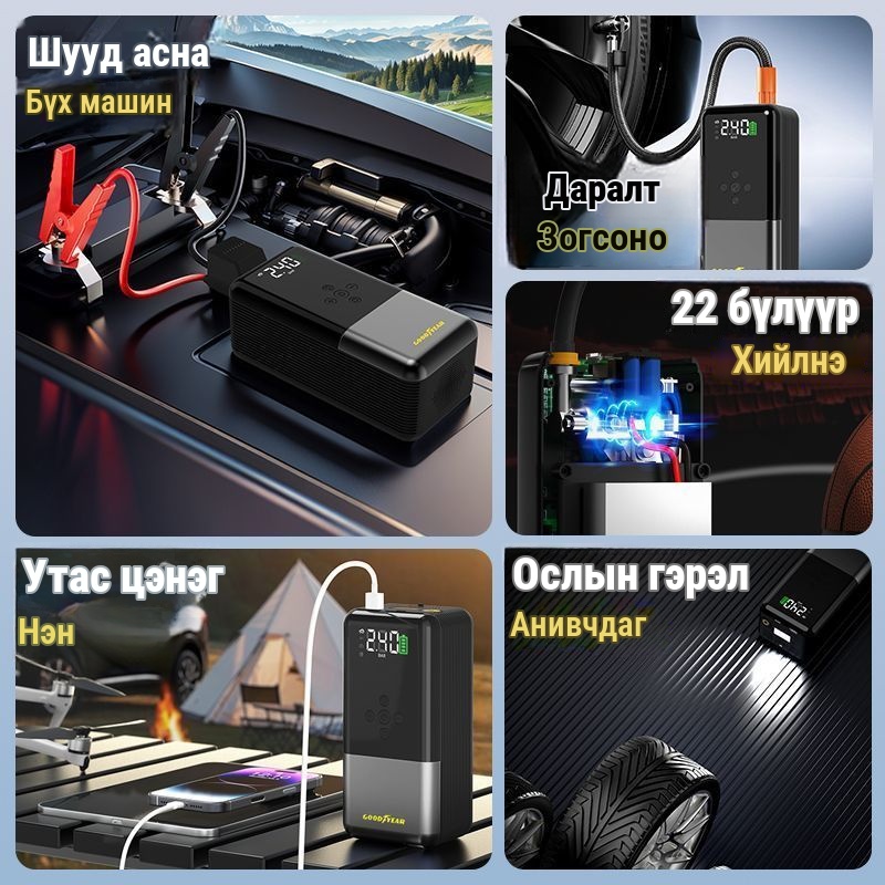 GOOD YEAR S3 машины асаагч, хийлэгч хос төхөөрөмж, 5-р зураг