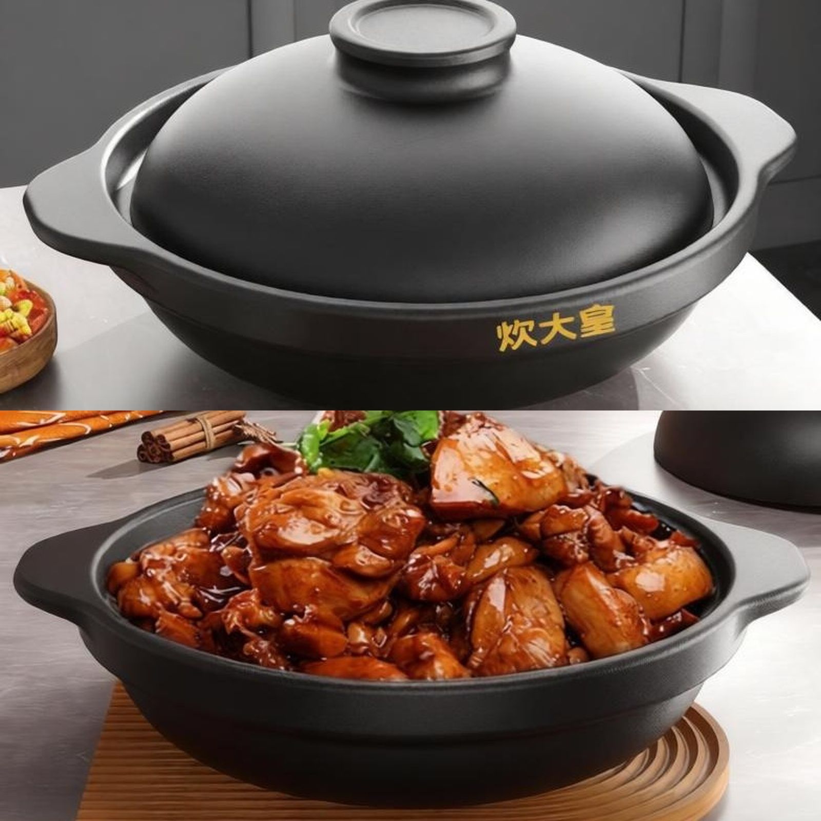 COOKER KING шаазан шавар тогоо, хийн плиткэнд, 2-р зураг