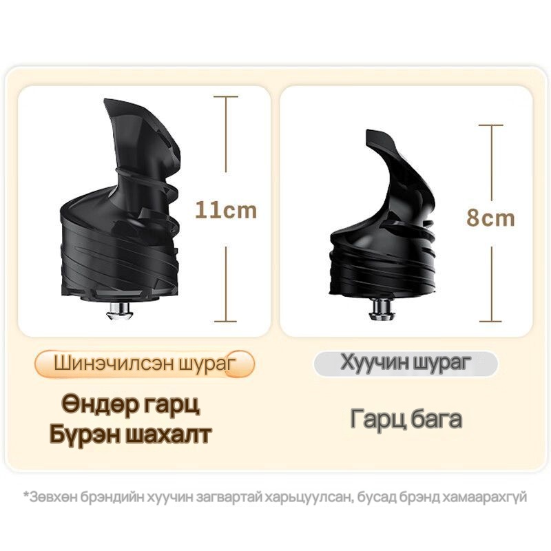 Thermos Шаар тусгаарладаг удаан эргэлттэй шүүс шахагч, 2-р зураг